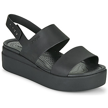 Zapatos Mujer Sandalias Crocs CROCS BROOKLYN LOW WEDGE W Negro