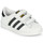 Zapatos Niños Zapatillas bajas adidas Originals SUPERSTAR CF C Blanco / Negro