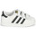 Zapatos Niños Zapatillas bajas adidas Originals SUPERSTAR CF C Blanco / Negro