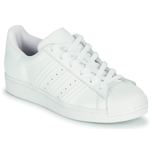 Zapatos Niños Zapatillas bajas adidas Originals SUPERSTAR J Blanco