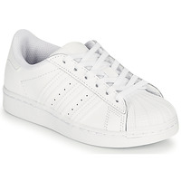 Zapatos Niños Zapatillas bajas adidas Originals SUPERSTAR C Blanco