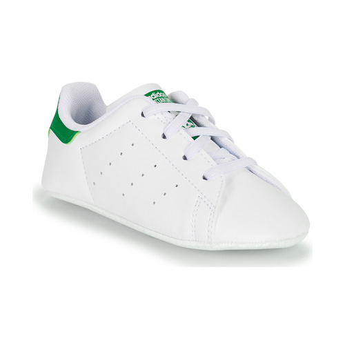 Zapatos Niños Zapatillas bajas adidas Originals STAN SMITH CRIB Blanco / Verde