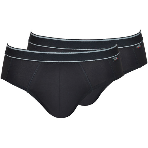 Ropa interior Hombre Braguitas Lisca Pack calzoncillos x2 Apolon Negro