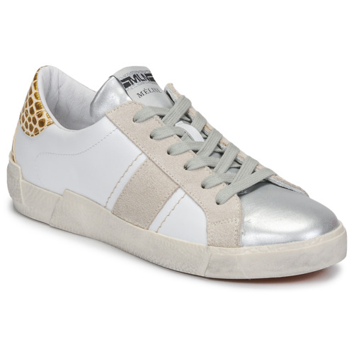 Zapatos Mujer Zapatillas bajas Meline NK1381 Blanco / Beige