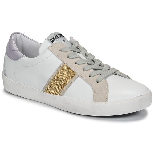 Zapatos Mujer Zapatillas bajas Meline KUC1414 Blanco / Oro