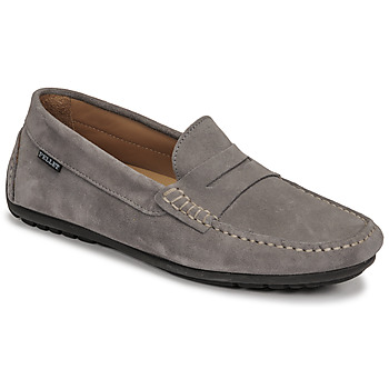 Zapatos Hombre Mocasín Pellet Cador Piel / Gris