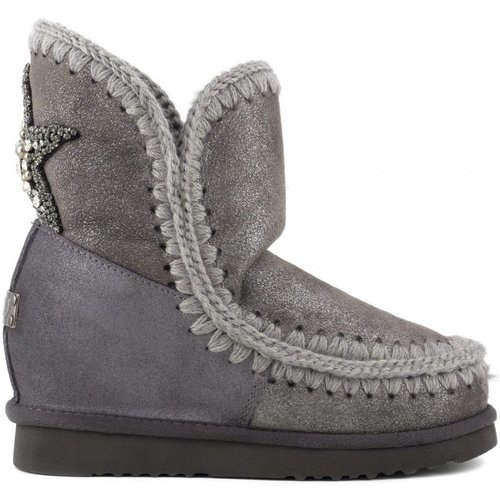 Zapatos Hombre Botas de caña baja Mou INNER WEDGE BACK STAR PATCH 