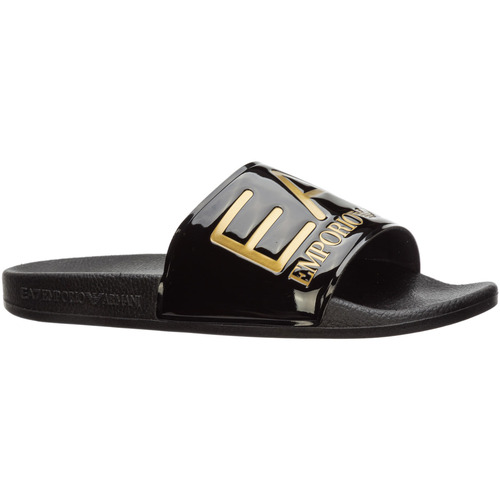 Zapatos Hombre Chanclas Emporio Armani EA7 CHANCLA  VISIBILITY HOMBRE Negro