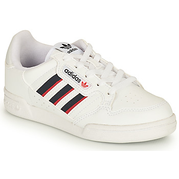 Zapatos Niños Zapatillas bajas adidas Originals CONTINENTAL 80 STRI C Blanco / Azul