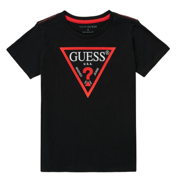 textil Niño Camisetas manga corta Guess THERONN Negro