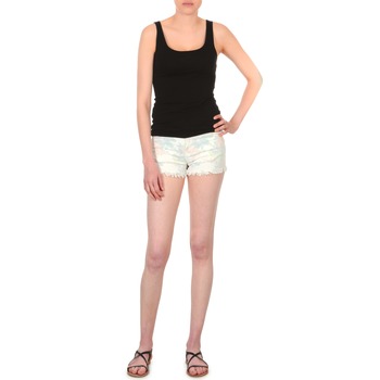 textil Mujer Shorts / Bermudas School Rag SELENA FLOWERS Blanco / Estampado / Florido