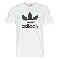 textil Hombre Camisetas manga corta adidas Originals TREFOIL T-SHIRT Blanco