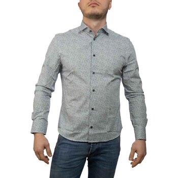 textil Hombre Camisas manga larga Peuterey PEU3194 Azul