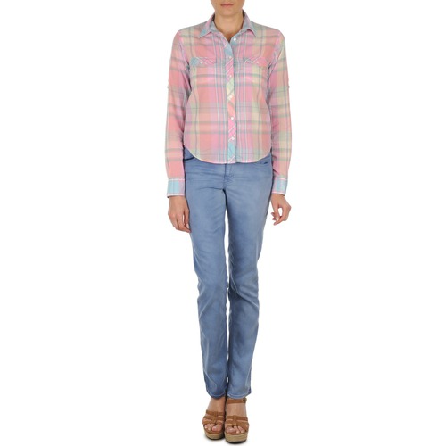 textil Mujer Vaqueros rectos Gant DANA SPRAY COLORED DENIM PANTS Azul