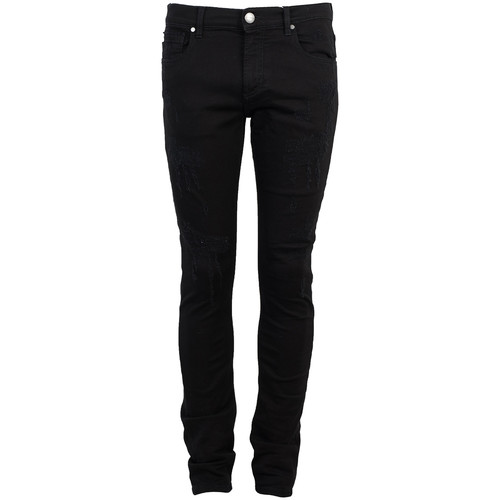 textil Hombre Pantalones con 5 bolsillos Bikkembergs C Q 001 85 S 2927 Negro