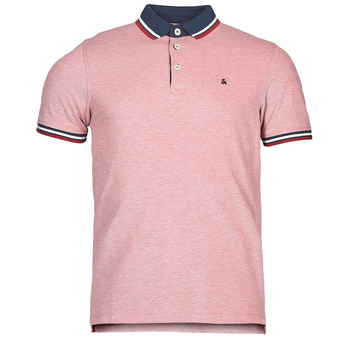 textil Hombre Polos manga corta Jack & Jones JJEPAULOS Rojo