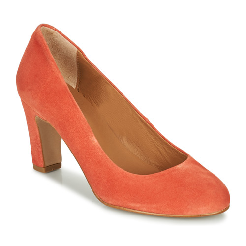 Zapatos Mujer Zapatos de tacón JB Martin LINDA Cabra / Piel / Naranja