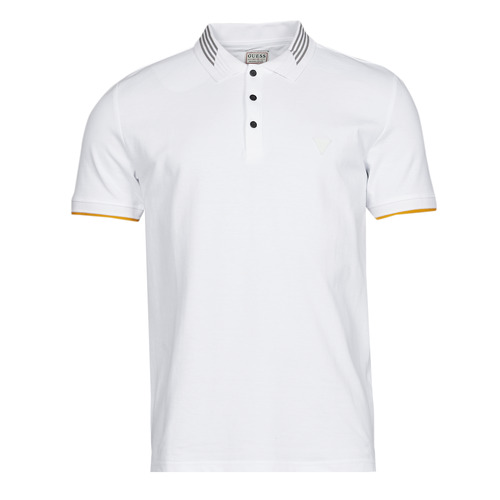 textil Hombre Polos manga corta Guess OZ SS POLO Blanco