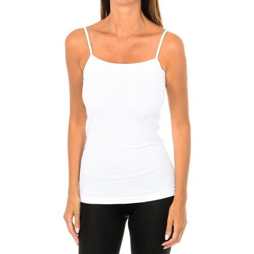 textil Mujer Camisetas sin mangas Intimidea 210014-BIANCO Blanco