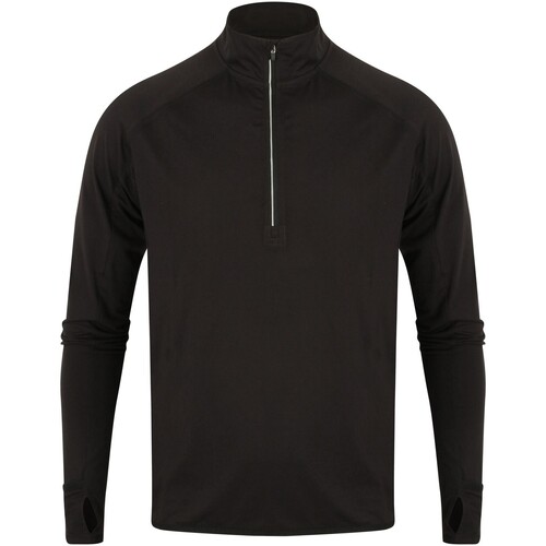 textil Hombre Polos manga larga Tombo Performance Negro