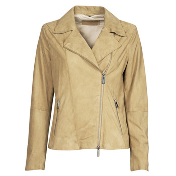 textil Mujer Chaquetas de cuero / Polipiel Oakwood FLASH Beige