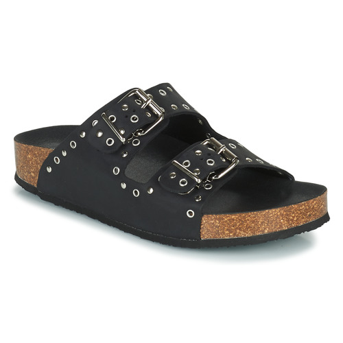 Zapatos Mujer Zuecos (Mules) Plakton MET BETA Negro