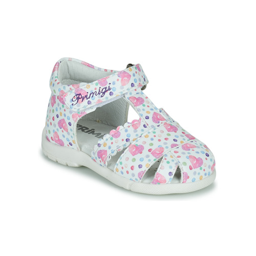 Zapatos Niña Sandalias Primigi 1909422 Blanco / Multicolor