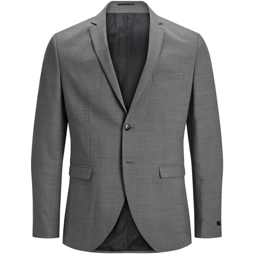 textil Hombre Chaquetas / Americana Jack & Jones 12141107 JPRSOLARIS BLAZER NOOS LIGHT GREY MELANGE Gris