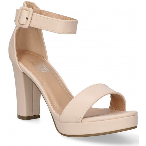 Zapatos Mujer Sandalias Etika 59443 Beige