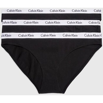 Ropa interior Mujer Braguitas Calvin Klein Jeans 000QD3588E 3P BIKINI Negro