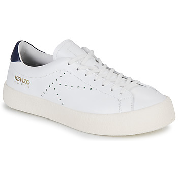 Zapatos Hombre Zapatillas bajas Kenzo KENZOSWING LACE-UP SNEAKERS Blanco / Azul