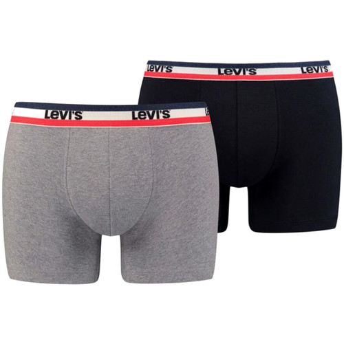 Ropa interior Hombre Boxer Levi's Boxer 2 Pairs Briefs Negro