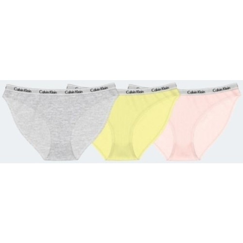 Ropa interior Mujer Braguitas Calvin Klein Jeans 000QD3588E BIKINI 3PK Multicolor