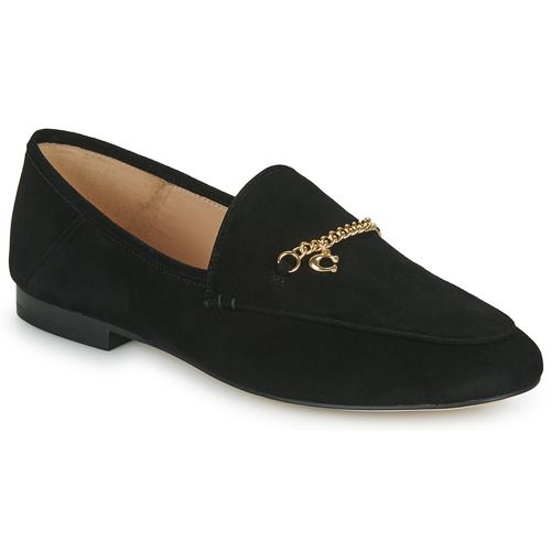 Zapatos Mujer Mocasín Coach HANNA SUEDE LOAFER Negro