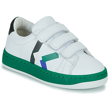 Zapatos Niño Zapatillas bajas Kenzo K29092 Blanco / Verde