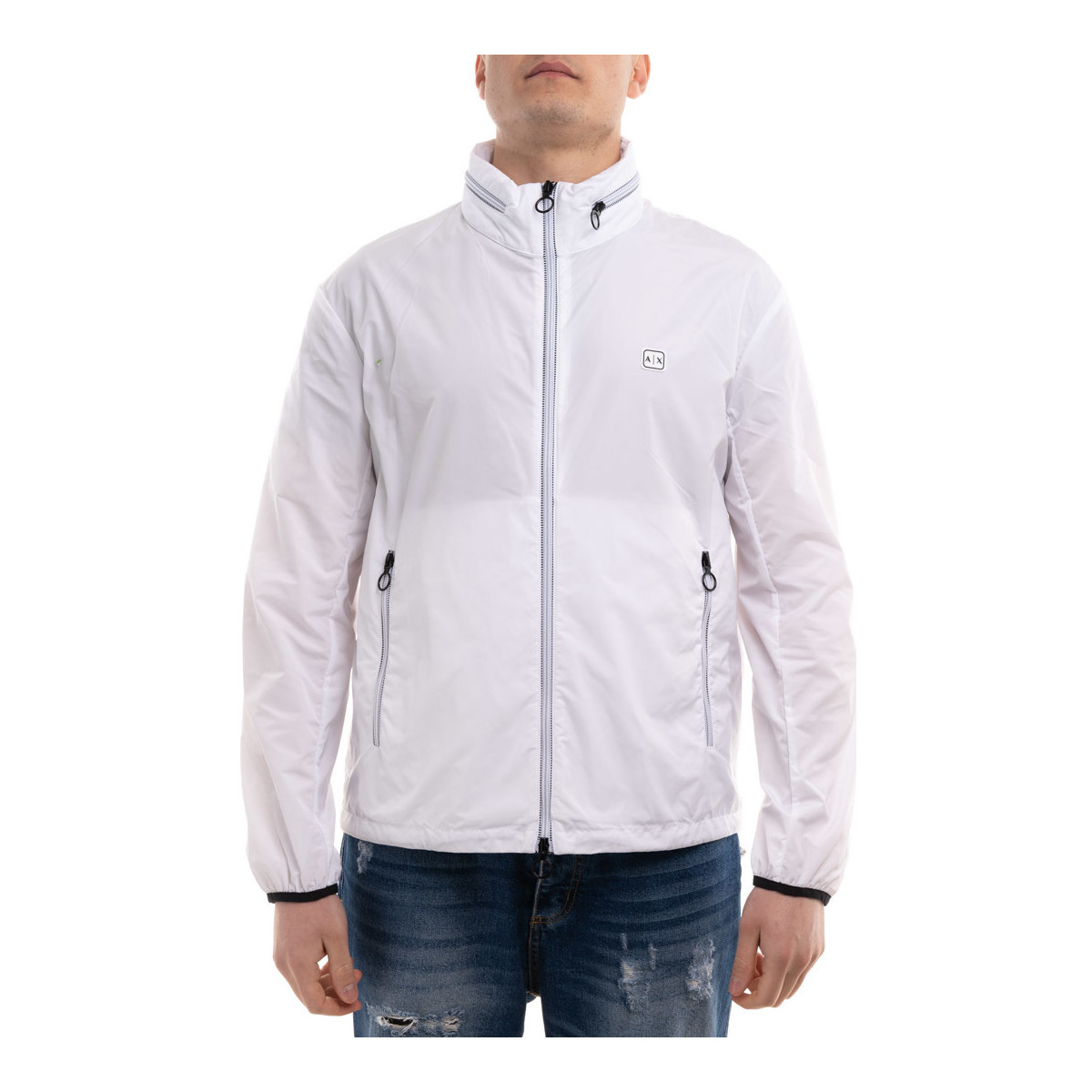 textil Hombre cazadoras EAX 8NZB07ZNWFZ Blanco