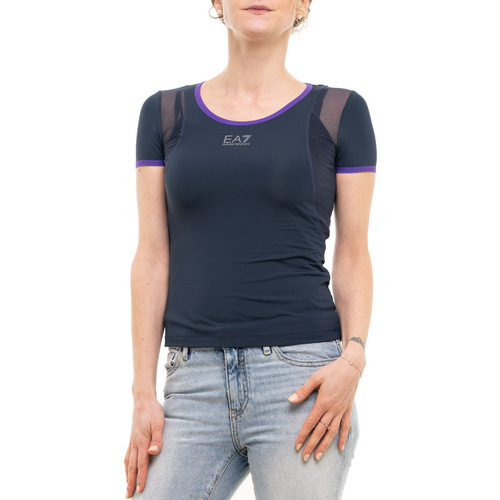 textil Mujer Tops y Camisetas Emporio Armani EA7 6LTT02TJJEZ Azul