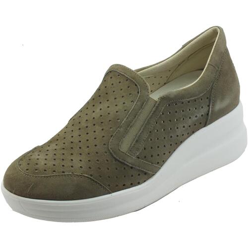 Zapatos Mujer Mocasín Melluso R20243 Silvy Gris