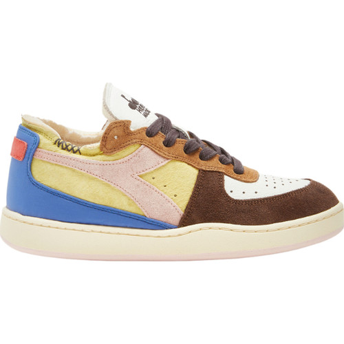 Zapatos Hombre Deportivas Moda Diadora Mi Basket Row Cut Choco Breakfast 4