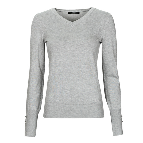 textil Mujer Jerséis Guess GENA VN LS SWTR Gris