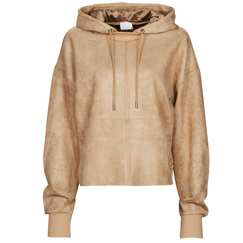 textil Mujer Sudaderas Guess GLOBE BEIGE Beige