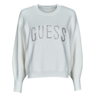 textil Mujer Jerséis Guess ESTELLE RN LS Blanco