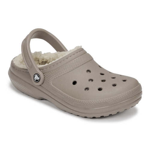 Zapatos Zuecos (Clogs) Crocs CLASSIC LINED CLOG Beige