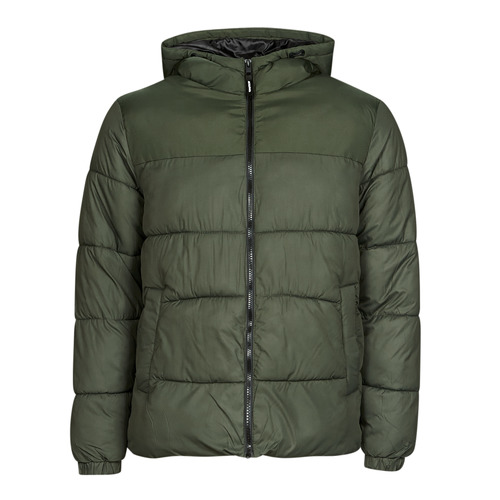 textil Hombre Plumas Jack & Jones JJCHILI PUFFER HOOD Kaki