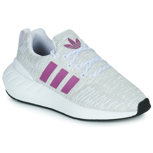 Zapatos Niños Zapatillas bajas adidas Originals SWIFT RUN 22 J Blanco