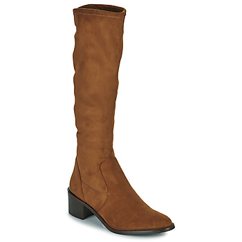 Zapatos Mujer Botas urbanas JB Martin 1JOLIE Toile / Ante / Camel