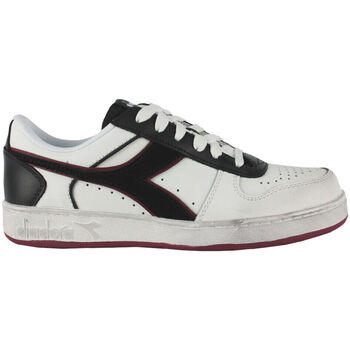 Zapatos Hombre Deportivas Moda Diadora MAGIC BASKET LOW C5019 White/Red granata Blanco