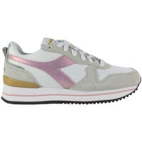 Zapatos Mujer Deportivas Moda Diadora Olympia platform glitter rainbow wn 101.178330 01 Blanco