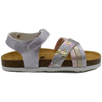 Zapatos Niños Sandalias Plakton Kids Lara - Plata Multicolor