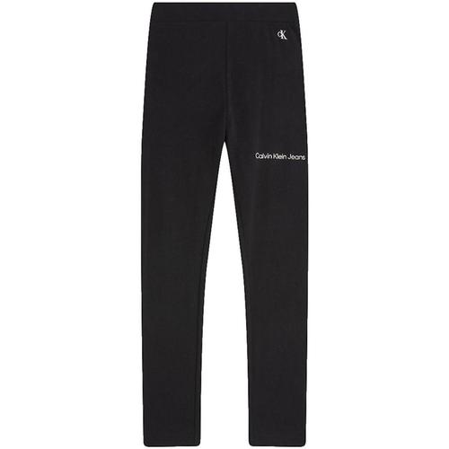 textil Niña Pantalones Calvin Klein Jeans IG0IG01510 BEH Negro